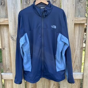 The North‎ Face Cipher Hybrid Jacket Mens XL Blue Windstopper Full Zip